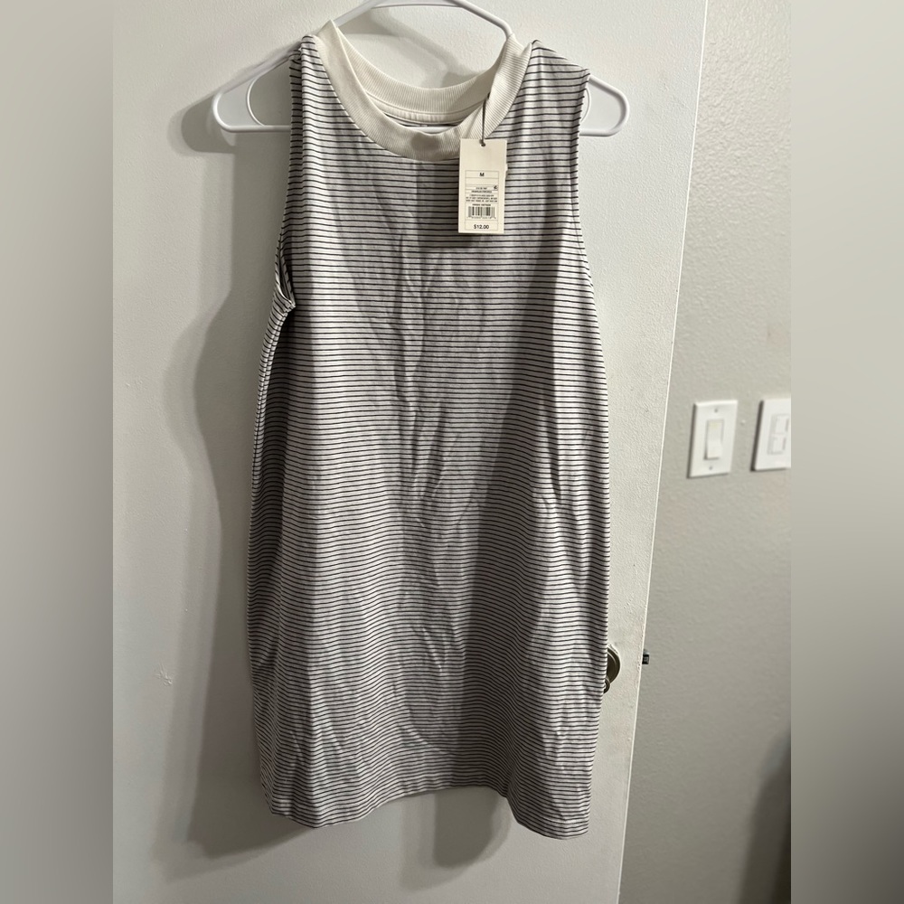 Black and white stripe, brand new dress.